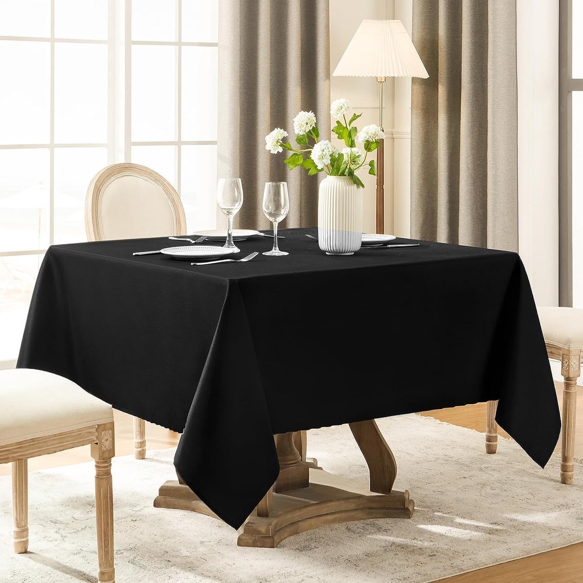 Naadloos Vierkant Tafelkleed Polyester voor Feestelijke Gelegenheden en Diner