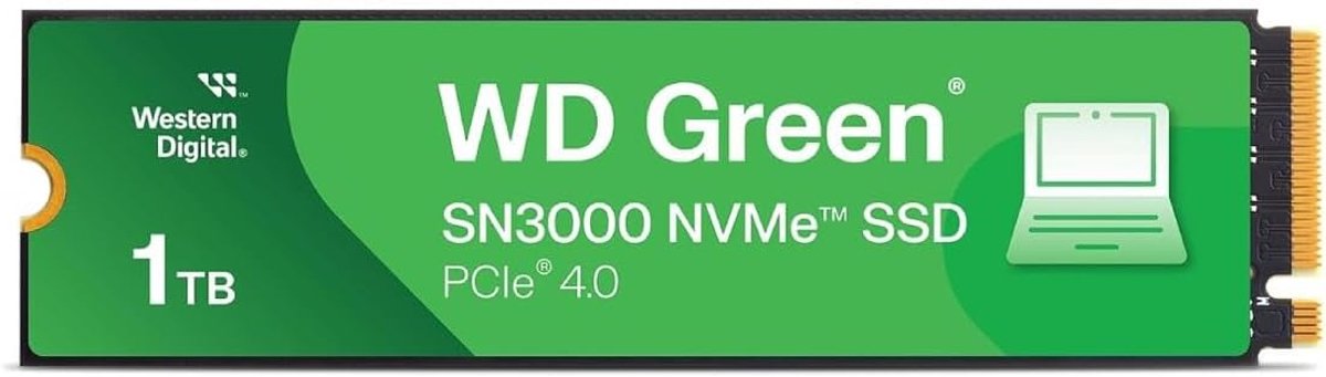 Interne SSD - NVMe Opslag - Snel Data - Hoge Snelheid - M.2 2280 - Groen