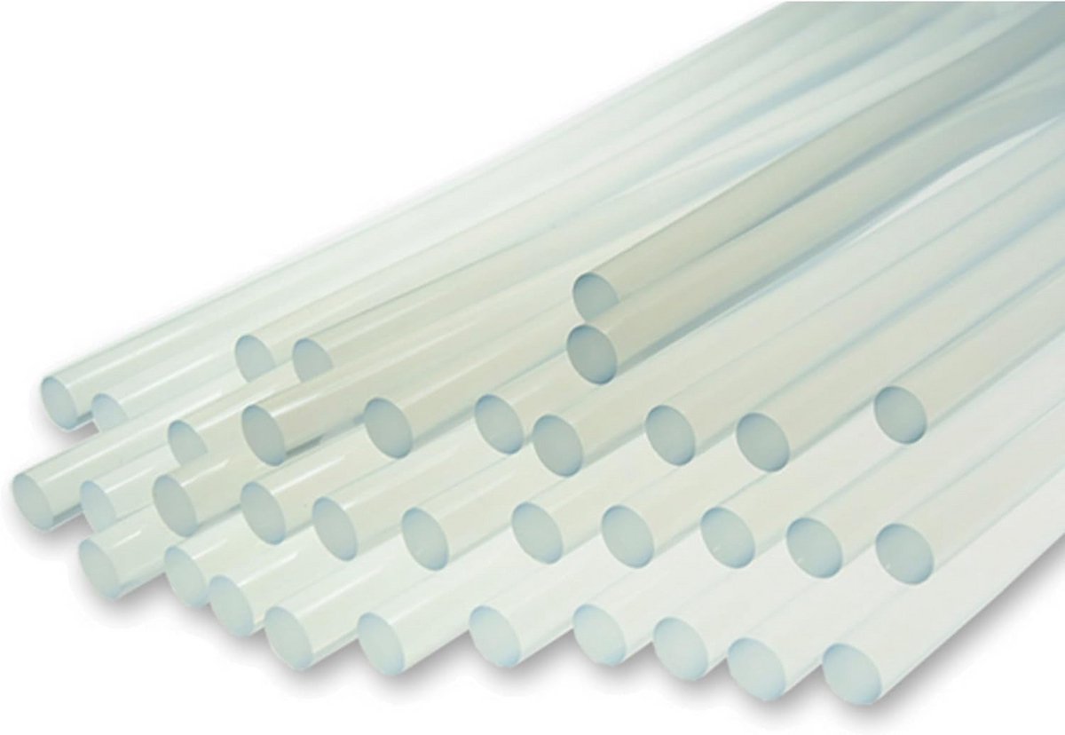 Grote verpakking doorzichtige lijmsticks 7 mm voor lijmpistool - 1 kg knutsel- en reparatielijm