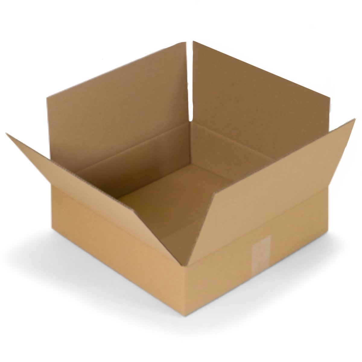 Amerikaanse Verzenddoos: inwendig 210 x 210 x 60 mm - B Golf 3mm - Kartonnen doosjes - Vouwdoos - 30 stuks