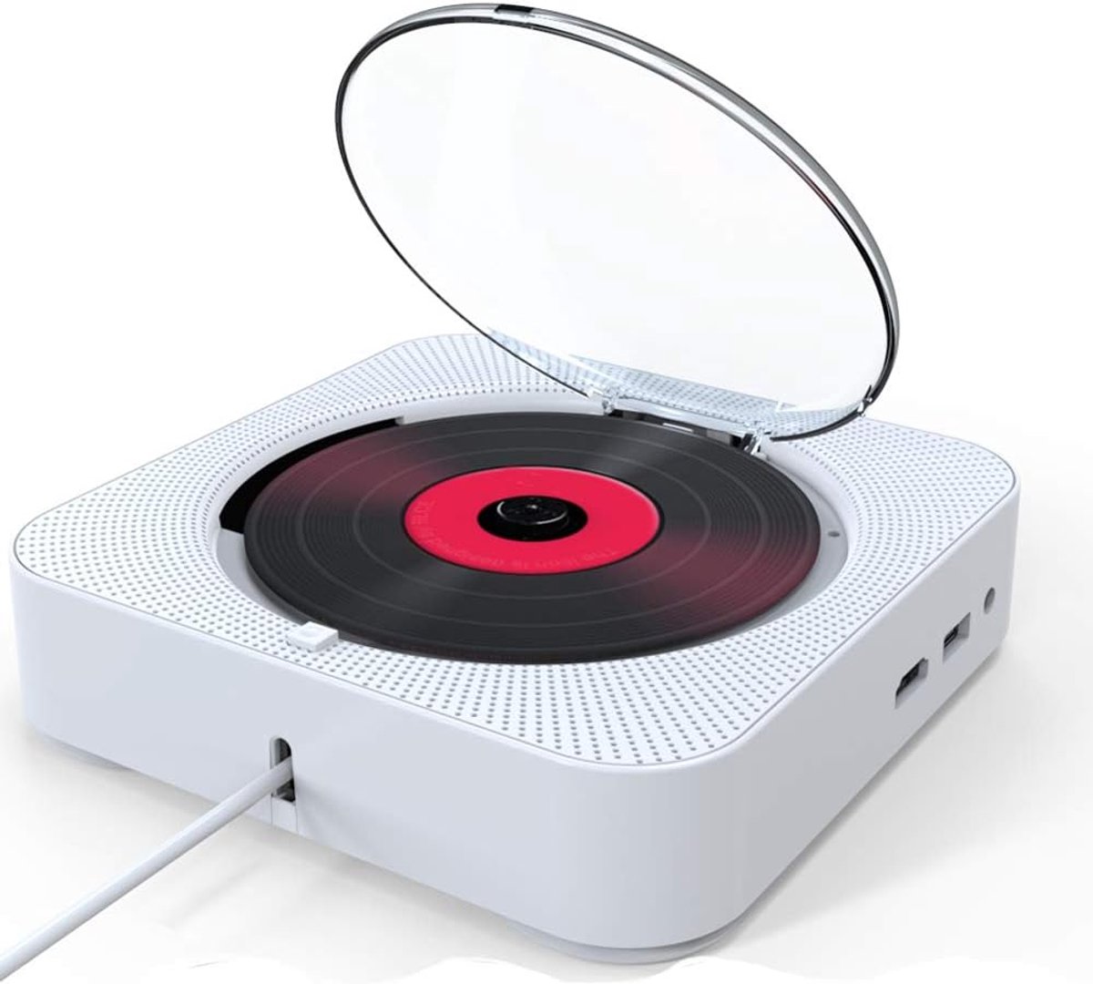 Draagbare CD/DVD Speler met Bluetooth, FM Radio en HDMI Uitgang - Voor Thuis en Leren