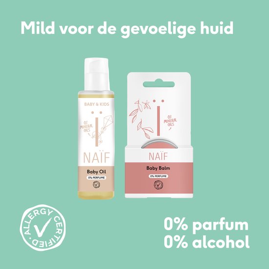 Baby oil 0% Parfum 2x100ml van Merkloos — afbeelding 3