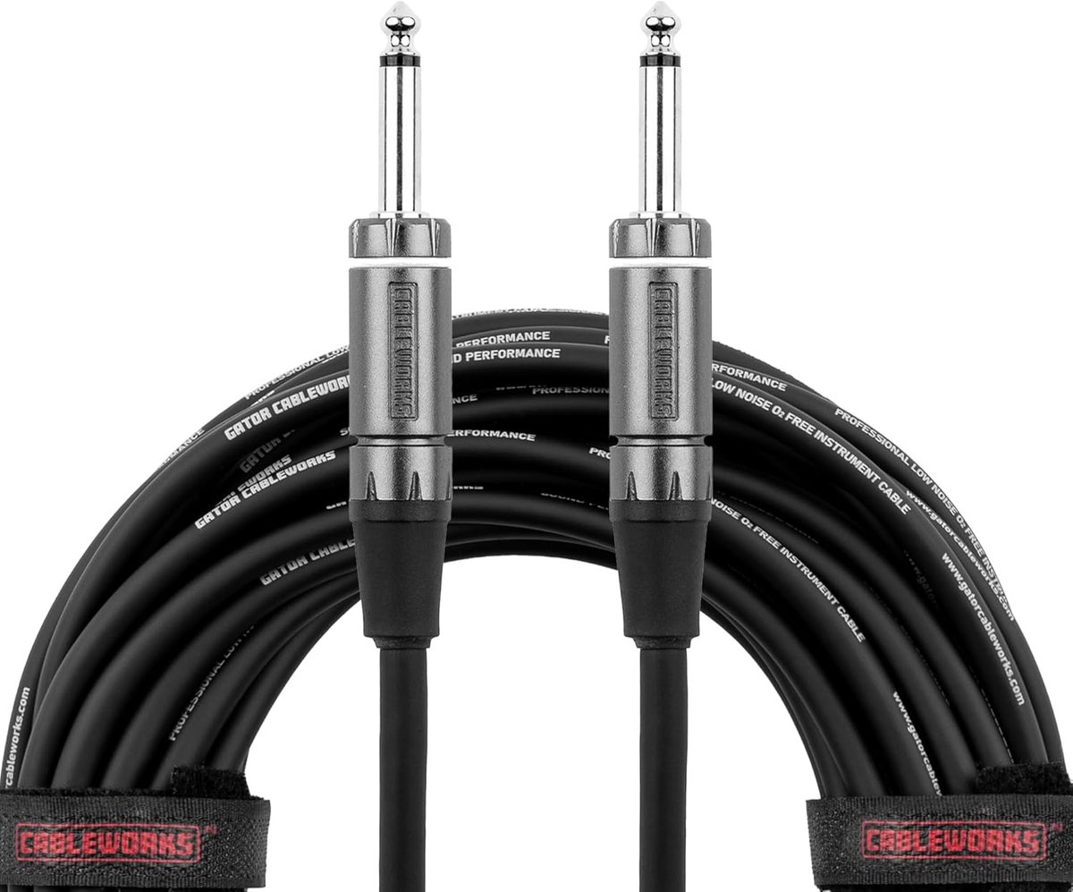 Instrumentkabel - 6 Meter - Hoge Kwaliteit voor Muzikanten