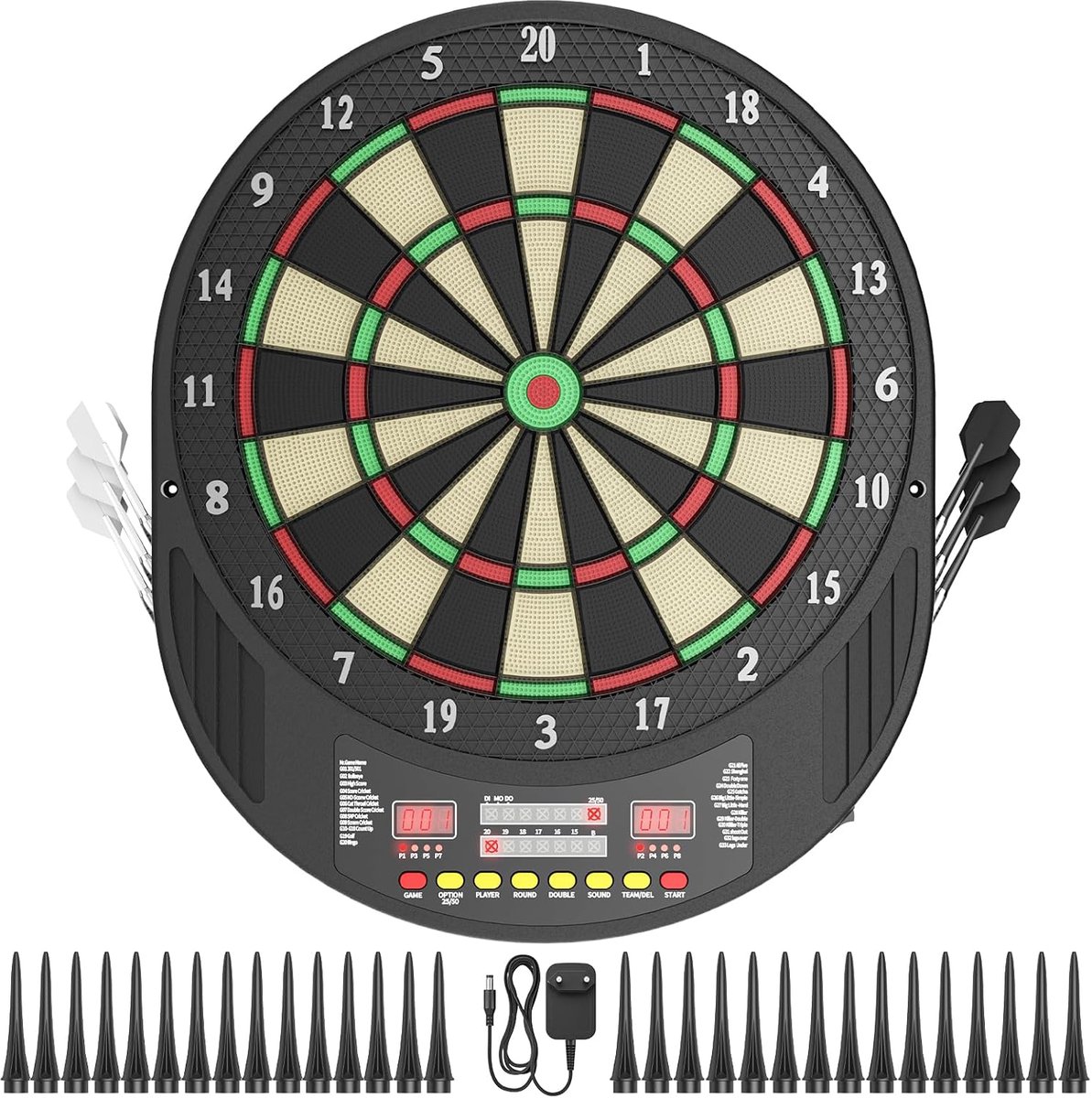 Elektronisch Dartbord Compleet met 6 Darts voor Thuisgebruik