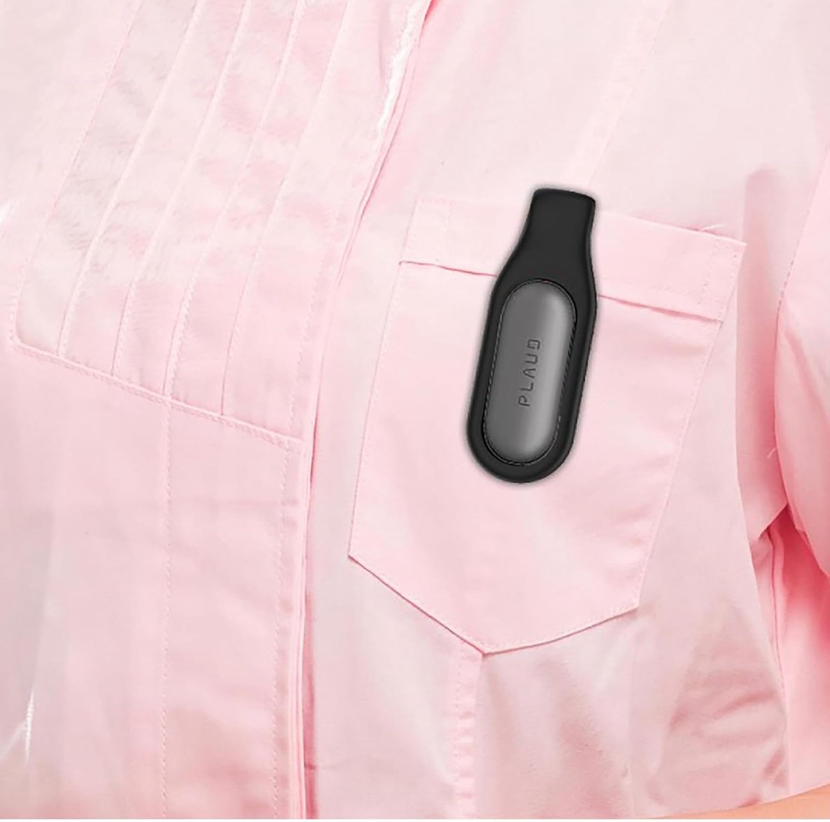 Zwarte Clip Case voor Notitieblokhouder - Snap Back Cover