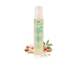 Biologische Amandelolie Baby 100 ml – Baby Massage Olie – COSMOS ORGANIC Ecocert – 100% Puur & Koudgeperst – Hydrateert en Verzacht de Babyhuid – Exotic Oil
