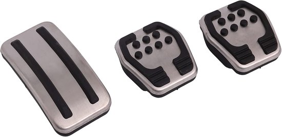 Set van 3 RVS Antislip Pedaal Covers voor Auto Focus 2 MK2 MK3 (2005-2016) — afbeelding 3
