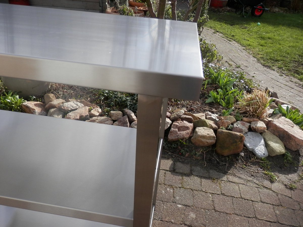 Werktafel Bristol, BBQ Tafel, Werktafel RVS, tafel roestvrijstaal