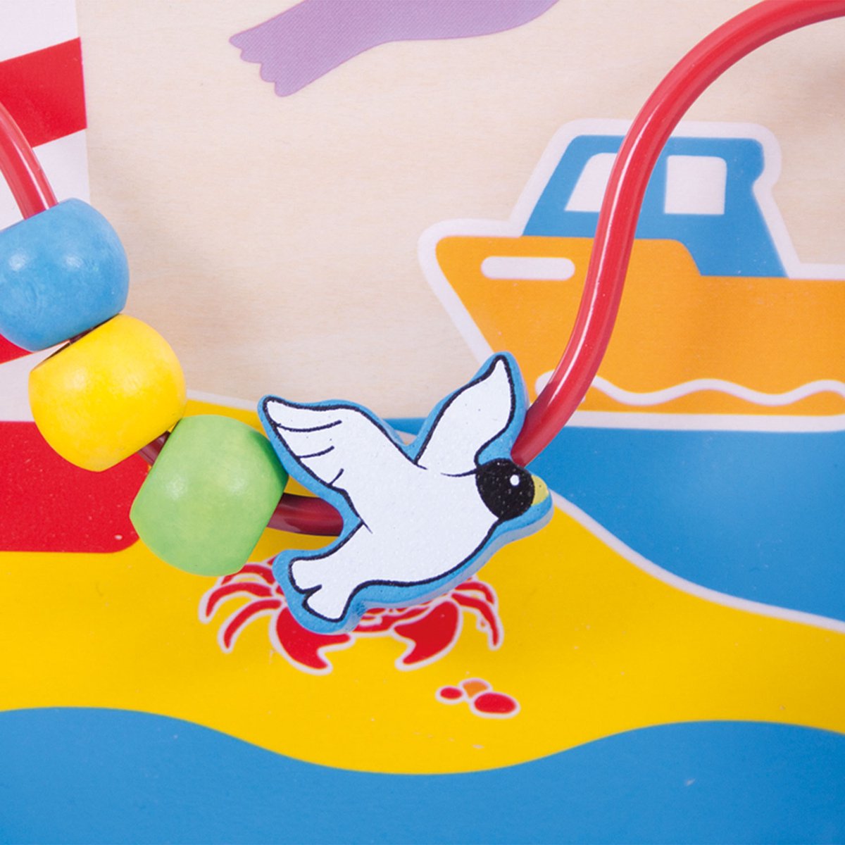 Bigjigs activity centre marine / box speelbord — afbeelding 4