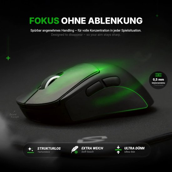 Anti-slip Grip Stickers voor Gaming Muis - Elite Oppervlakte Upgrade voor Maximale Controle — afbeelding 4
