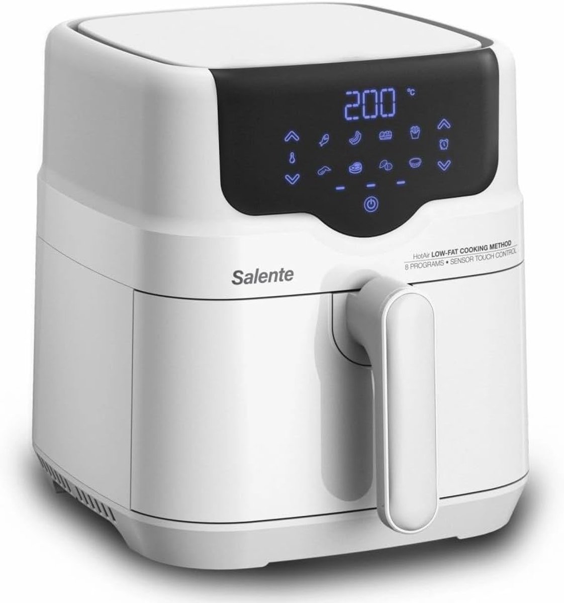 2-in-1 Heteluchtfriteuse met Grillfunctie - 4,3L Digitaal & Olievrij Frituren