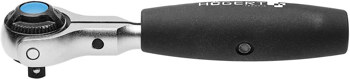 Omschakelratel - Dopsleutel Ratel - Vastzetten Bouten - Scharnierende Kop - 1/4 Inch