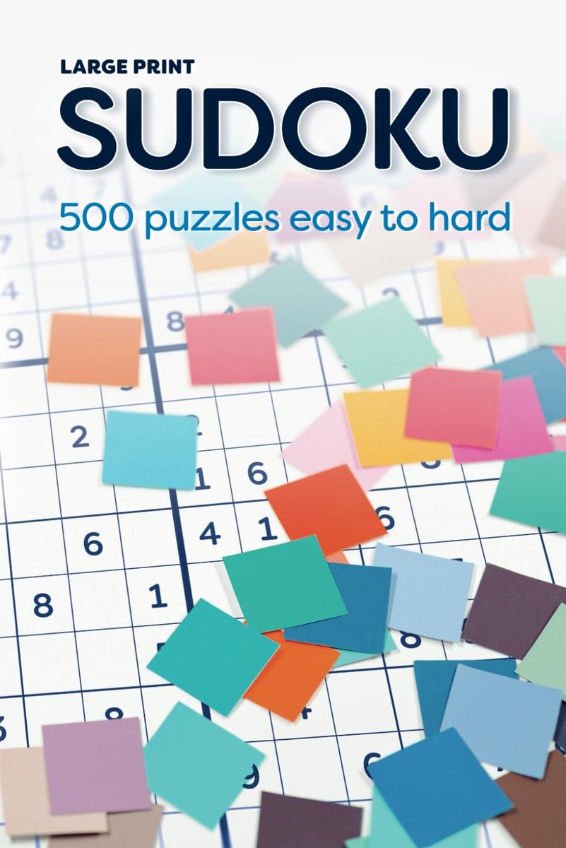 Sudoku Puzzelboek - Hersenkraker Logica - Hersentraining Puzzelen - 500 Puzzels Groot Lettertype - 22.86 x 15.24 cm
