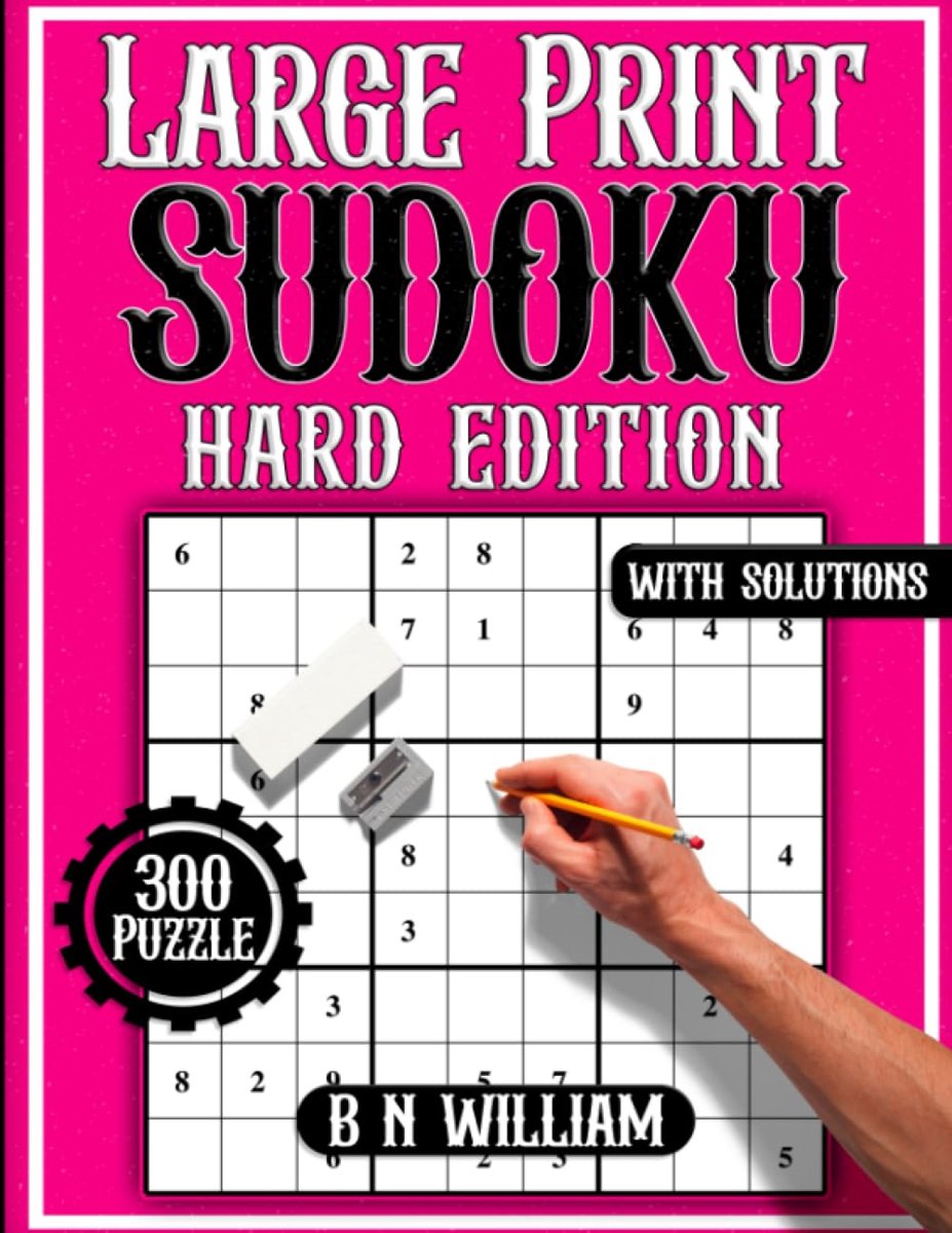 Sudoku Puzzelboek - Logica Spel - Hersenen Trainen - Extra Moeilijk - Groot Formaat