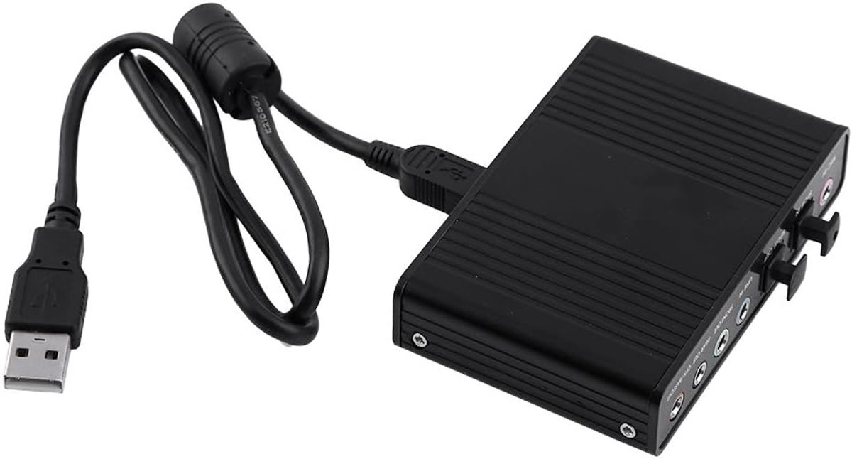 Externe USB Geluidskaart met Optische SPDIF Audio-uitgang - Virtual 7.1 Surround voor PC & Laptop