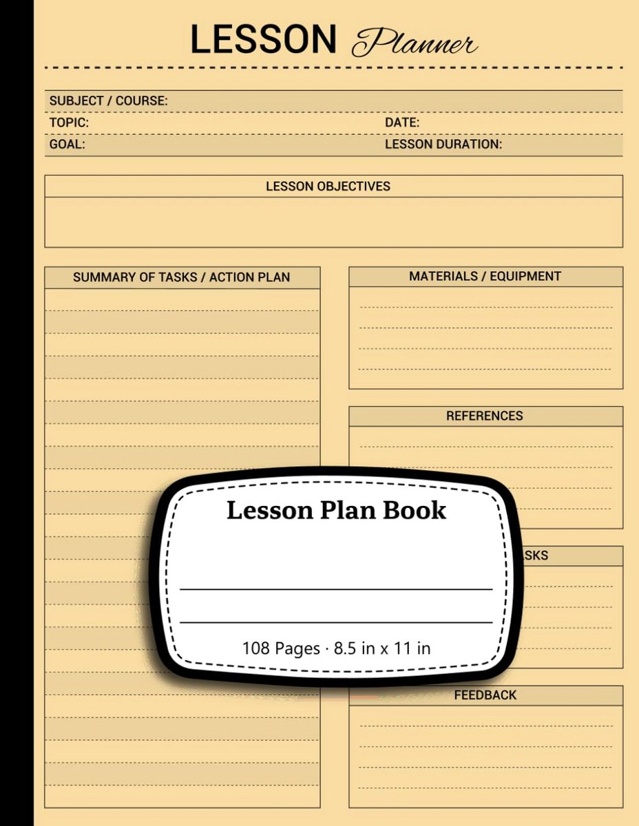 Ongeplande Lesplanner 2024/2025: Curriculum Planner voor Leraren en Thuisonderwijs