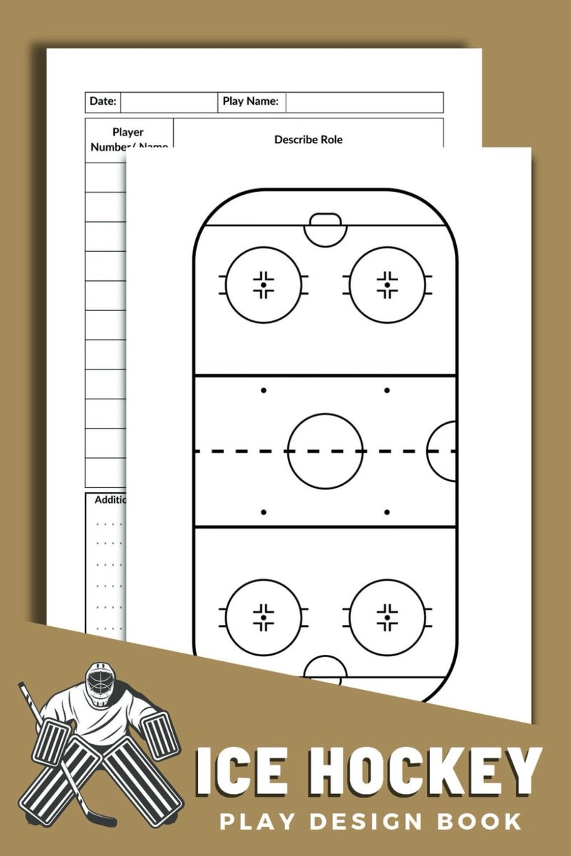 Strategie Werkboek voor IJshockey Coaches: Schrijf en Organiseer Jouw Spel