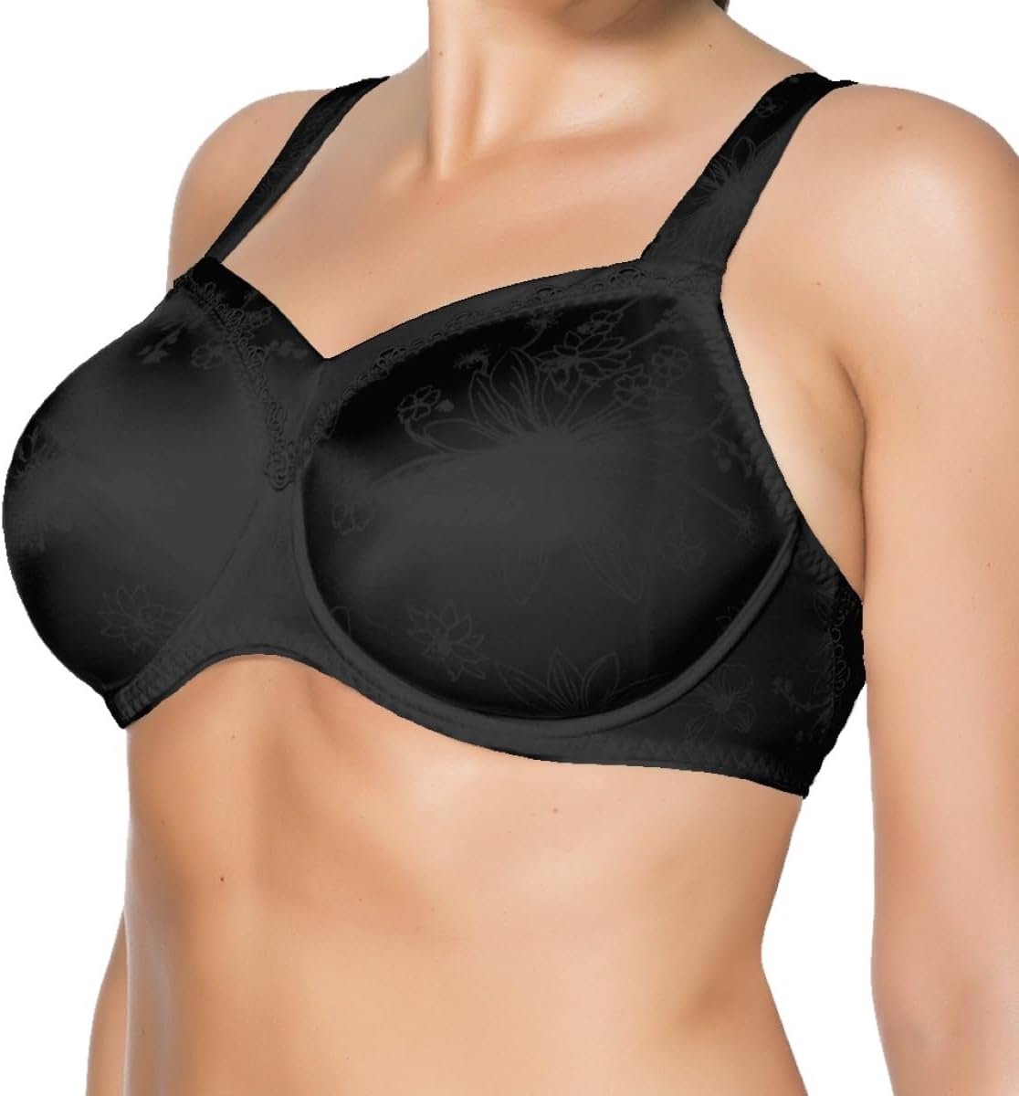 Dames Beugel BH - Comfortabele Lingerie - Dagelijks Draagcomfort - Bloemenprint Cup - Cup B tot G