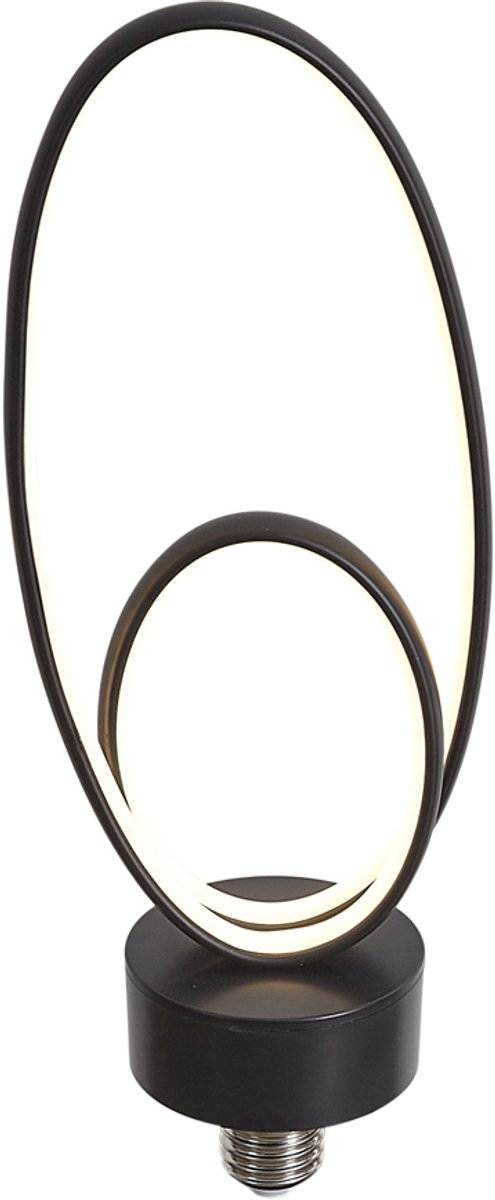 LUEDD E27 LED lamp deco zwart 6W 450 lm 3000K