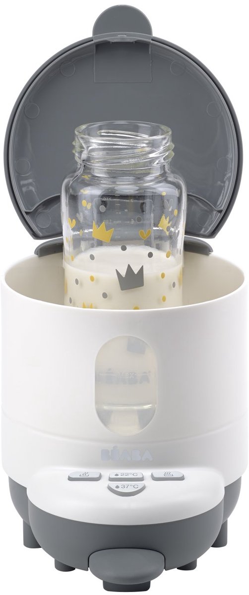 Bol.com Béaba Bib'Expresso® Flessenbereider - Snelle Babyfles Bereiding - 30s Opwarmtijd - Instelbare Temperatuur - Flessenwarme... aanbieding