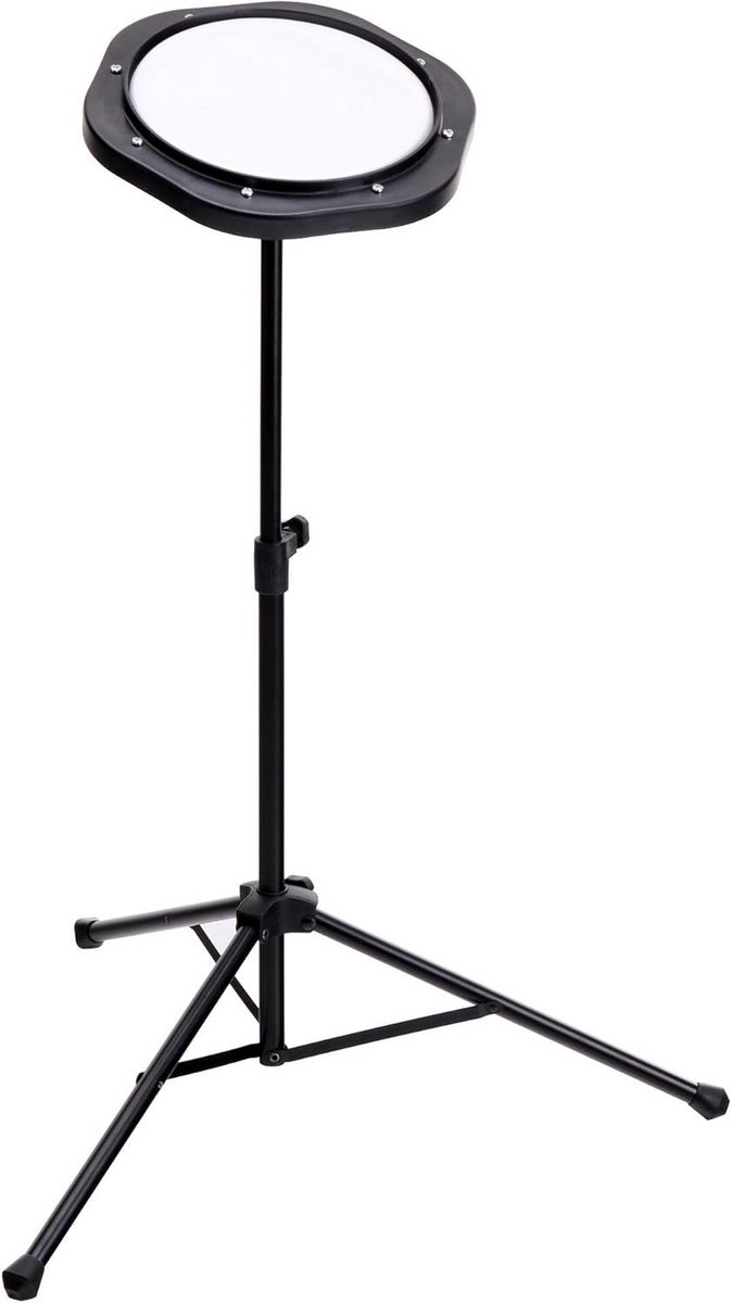 8 Inch Drum Oefenpad Set met Verstelbaar Statief en Tassen - Realistisch Stuitergevoel