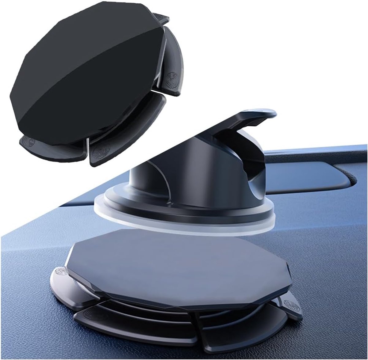 Universele Dashboard Houder voor Telefoon, GPS & Tablet - Sterke Zuignap Montageplaat