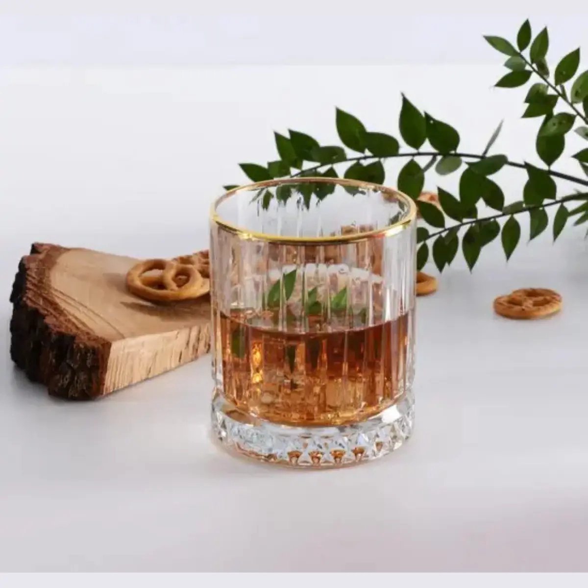 Pasabahce Waterglas Elysia 35.5 cl Transparant Goud 4 stuks