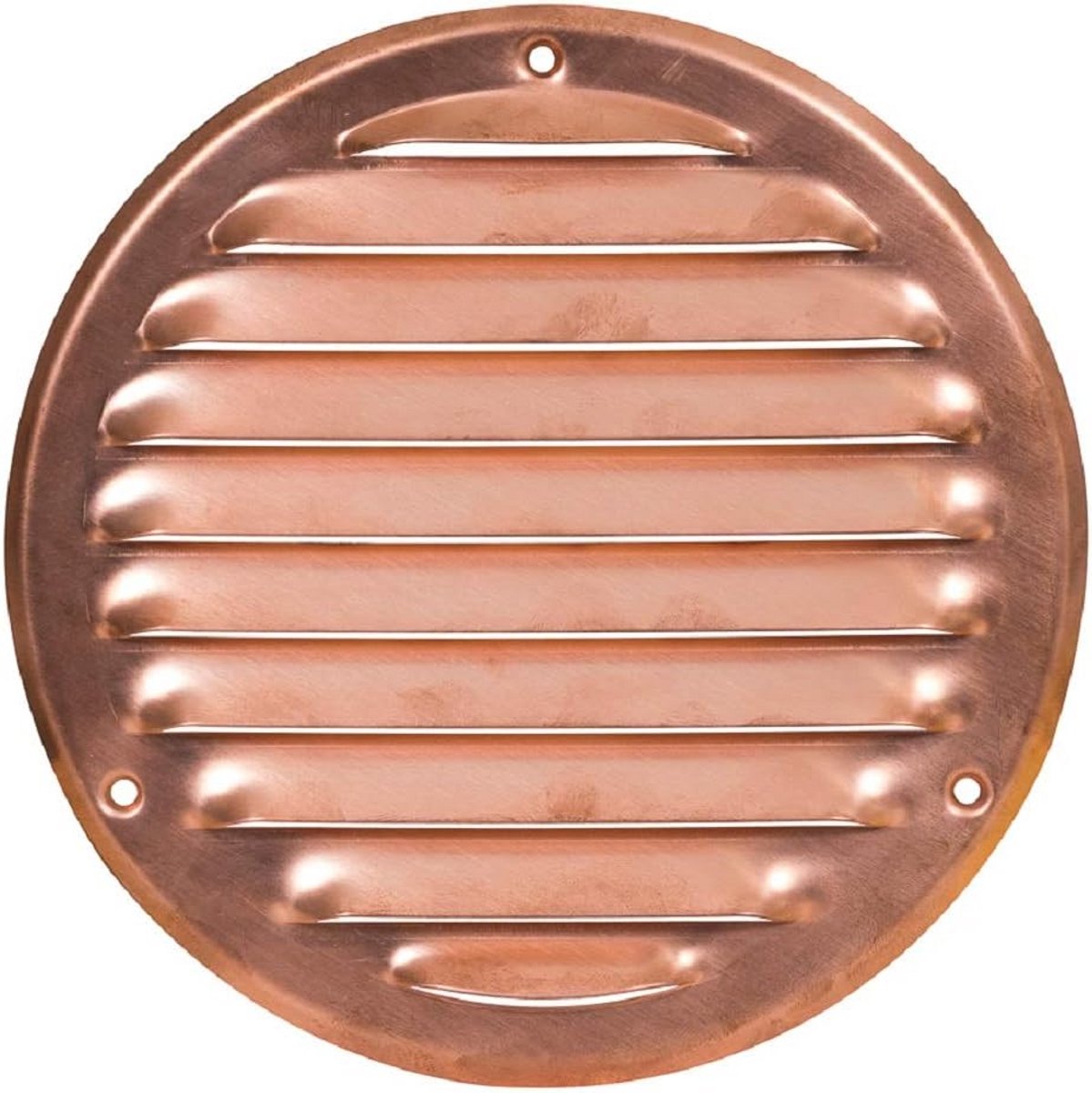 Ventilatie Rooster - Lucht Roosters - Ventilatie Systemen - Met Muggenhor - Ø 125mm - Koper