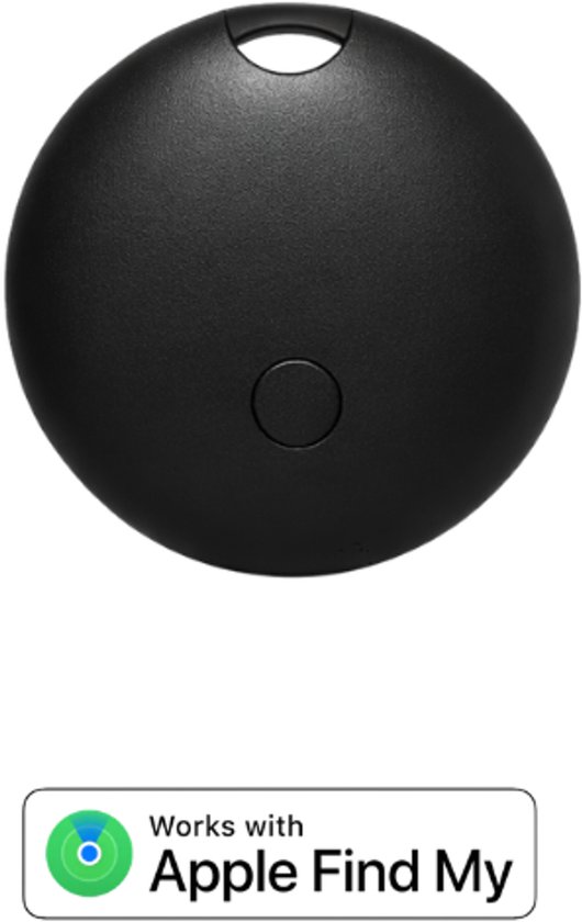 GPS Tracker – Bluetooth Tracker – Apple Zoek Mijn – Met Geluid – Koffer Tracker - Sleutelvinder - Voor Kind, Auto, Sleutels, Fiets of Kat - Waterbestendig - Zwart