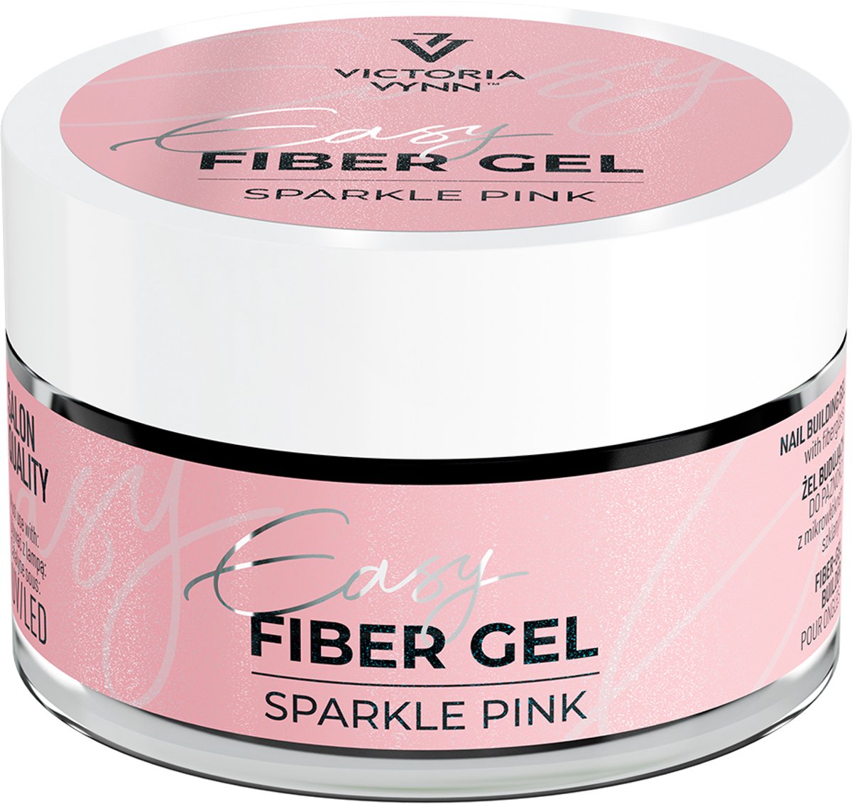 Victoria Vynn - Sparkle Gel Pink 15 ml - roze glitter builder gel - nagels - nagelverzorging - nagelstyliste - manicure - callance