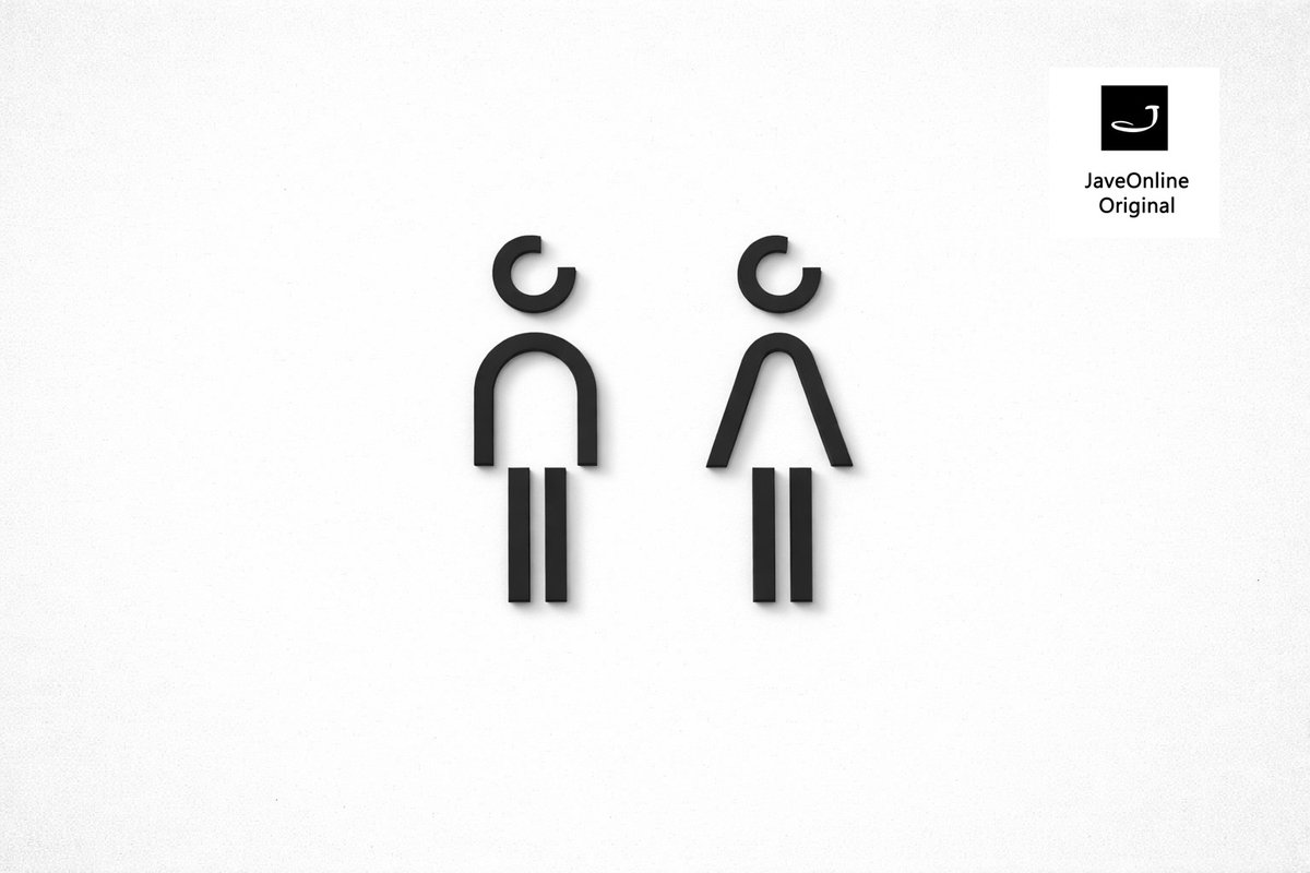 Kleedkamer of Toilet pictogrammen - Man + Vrouw 3D - Divergent zwart - hoogwaardig Acryl bord - Deurbord