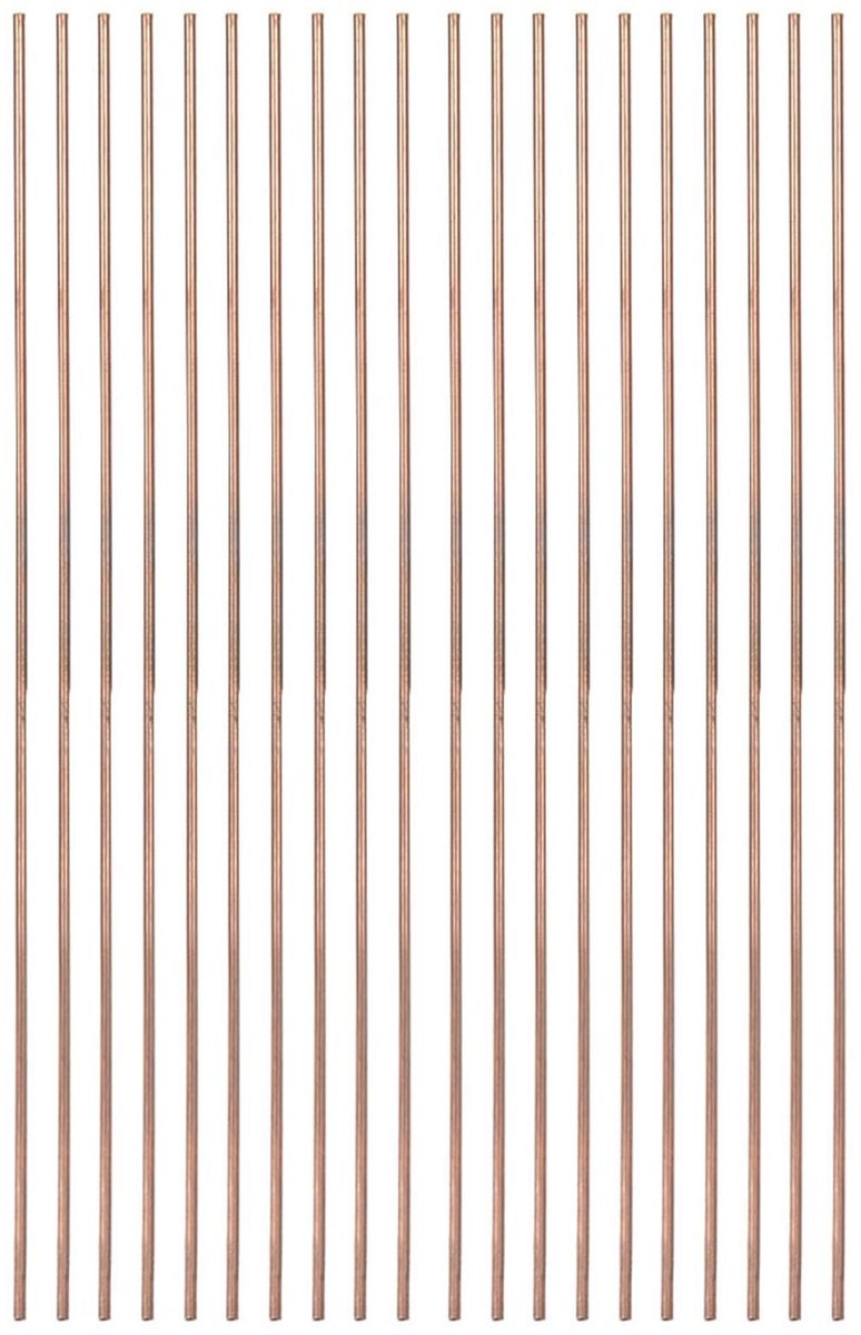 Allecto - Koper soldeerstiften - 20 stuks - Zelfvloeiend - 2.5mm formaat - Voor airconditioners - Geschikt voor koelkasten en gasleidingen - Koper ...