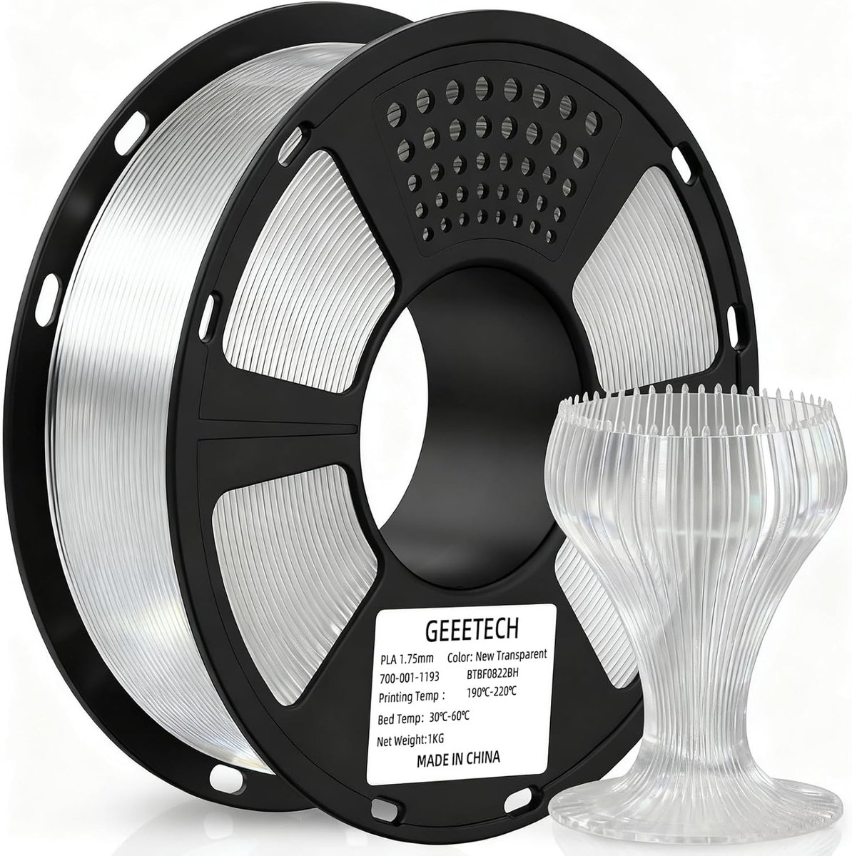 PLA Filament - 3D Printer Materiaal - Modelbouw Projecten - Glow in the Dark - 1.75 mm - Felgroen