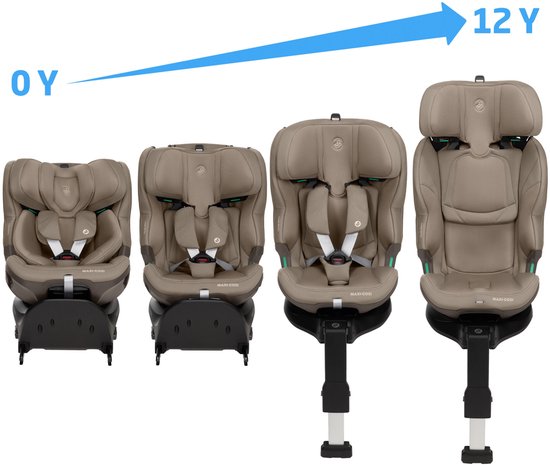 Maxi-Cosi Emerald 360 Plus - Autostoel - Authentic Truffle - Vanaf de geboorte tot 12 jaar van Merkloos — afbeelding 2