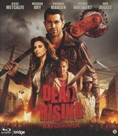 Film poster met acteurs, zombies en "Dead Rising Watchtower" tekst.