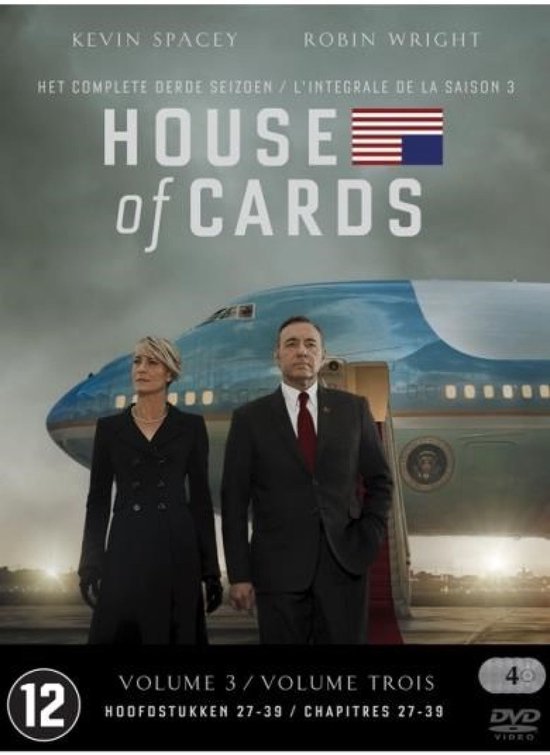 Robin Wright en Kevin Spacey voor Air Force One, 'House of Cards Seizoen 3'.