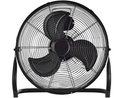 RONN® Vloerventilator – Tafelventilator Met 3 Snelheden – Vloer Ventilator Met Anti-slip – Zwart - 51cm x 20cm x 50cm