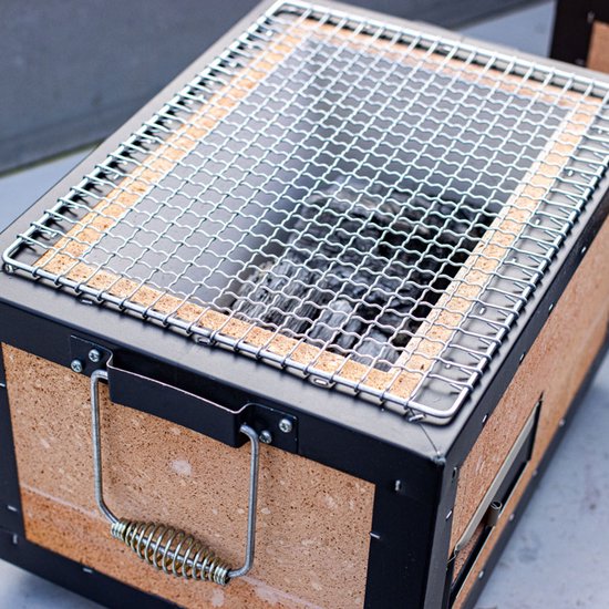 Diatomite Konro Grill - 31 x 23 x 20cm - Tokyo Design Studio van Tokyo Design Studio — afbeelding 3