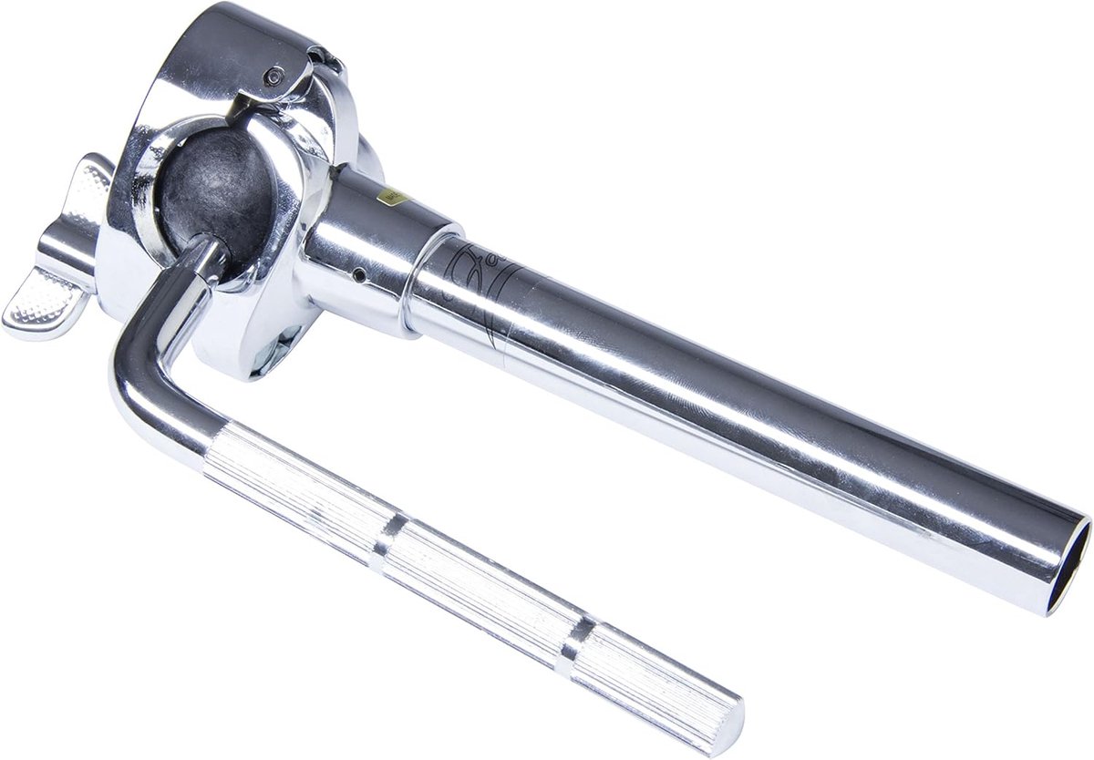 Tomhouder - Percussie houder - Drum setup - Versterkte constructie - 28x9x9cm - Zilver
