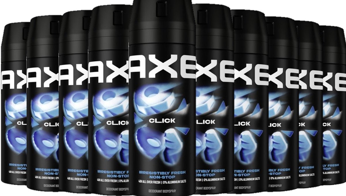 AXE Deo Spray - Click - 10 x 150 ml - Voordeelverpakking