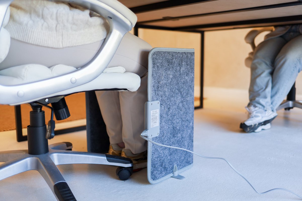 Opvouwbare Infrarood Tafelverwarming voor Bureau - 260W - Tot 60°C - Mobiele Computer Warmtepaneel – foto 4