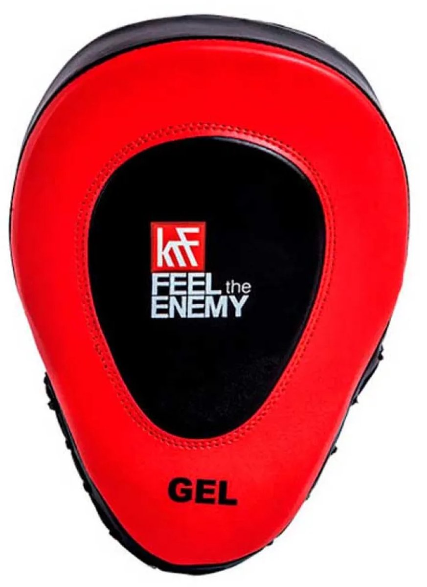 Krf Feel The Enemy Makiwara Hand Gel And Airmesh Schild Rood