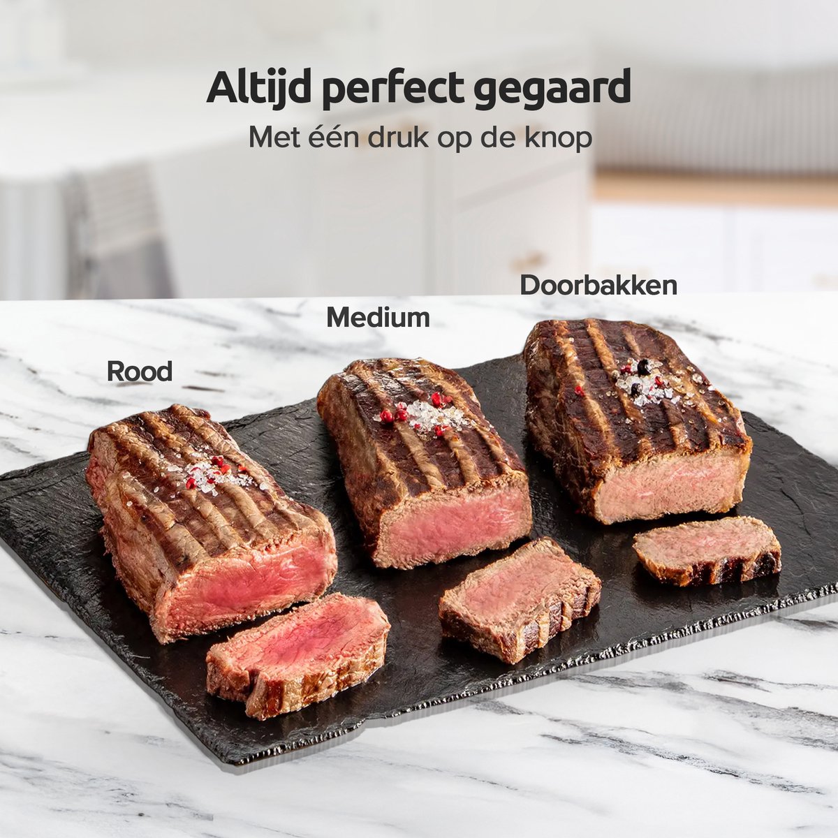 Olvy Contactgrill XL - Uitneembare PFAS-vrije platen - 180º Uitklapbaar - Vaatwasserbestendig - Met Temperatuurregeling - Panini - Croque Monsieur Toestel - Grill Apparaat - Tosti Ijzer - Apparaten — cadeau in Kookcadeaus - foto 6