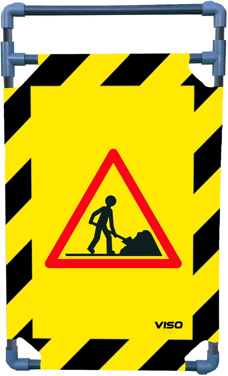 Uitbreiding interventiebarrière PVC 1 m – Logo Werf