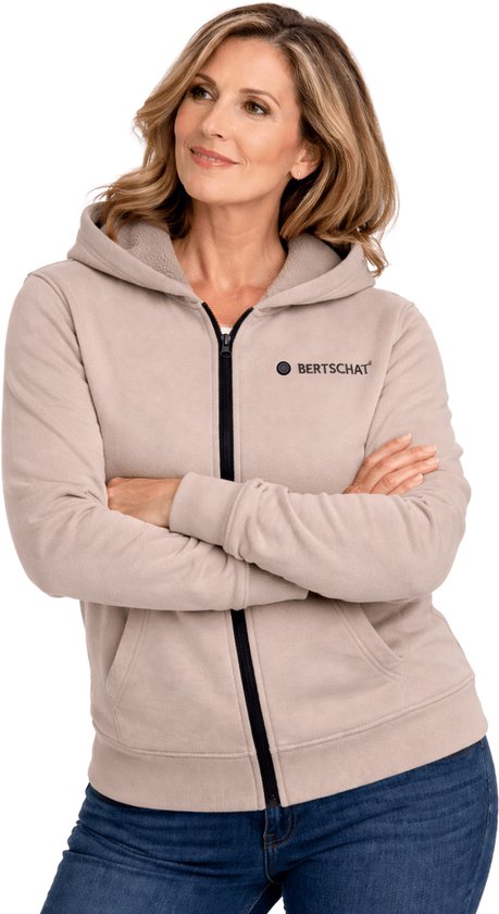 Verwarmd Vest - Dames | XXL | Incl. Krachtige 20.000 mAh - dubbele verwarmingsduur | Beige