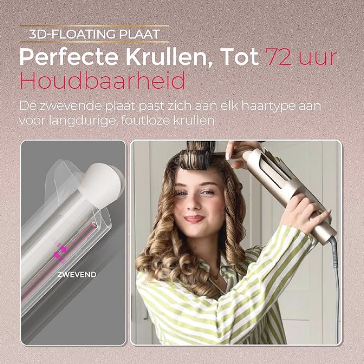 TYMO Curlpro Plus Automatische Krultang met ION Technologie - afbeelding 3