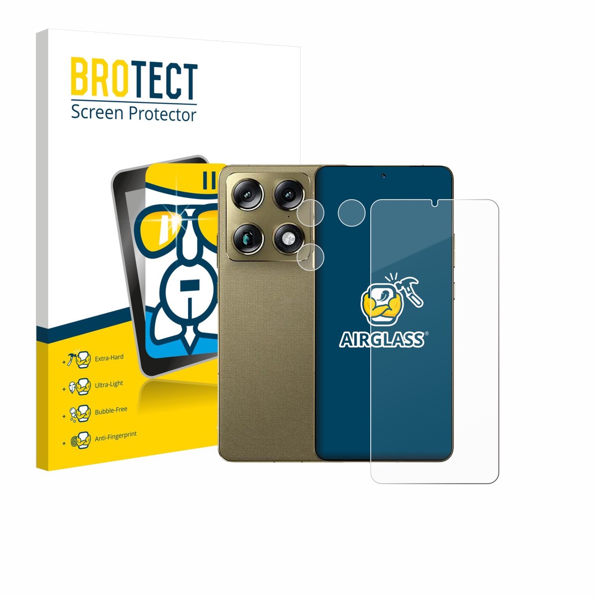 Screenprotector voor Motorola Signature (Voor+Camera) Beschermglas transparant