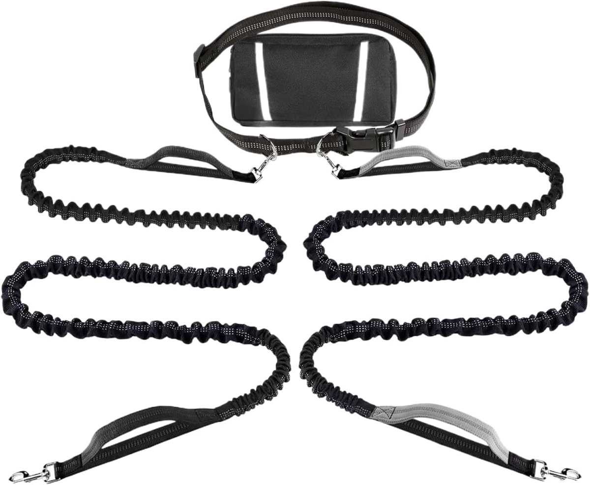 Honden Trektouw - Hondengordel Fietslijn - Outdoor Activiteiten - Modulair Opbergsysteem - 26 x 18 x 3 cm - Tweeboden