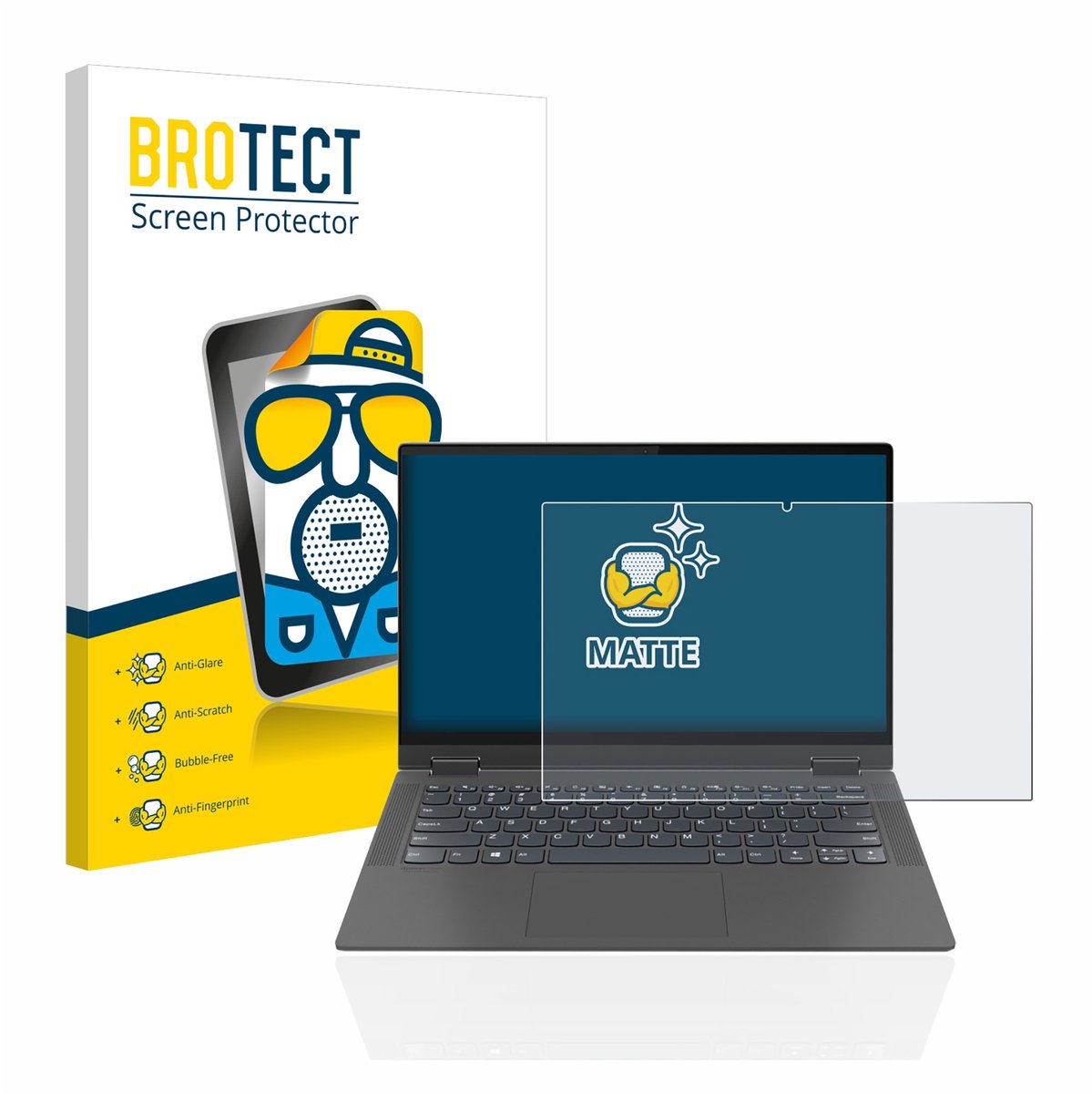 BROTECT - Screenprotector voor Lenovo IdeaPad Flex 5 14" 2020 - Folie Beschermfolie matte