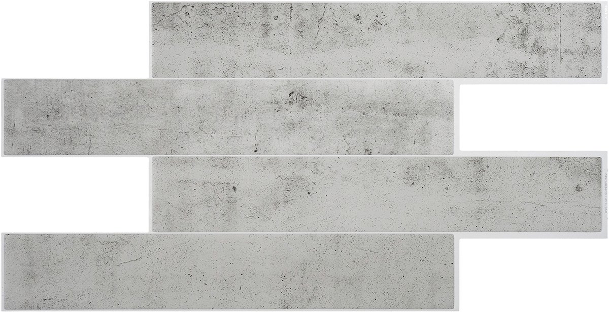 Smart Tiles Zelfklevende keuken achterwand voor keuken en badkamer Norway Grijs 2 57,30cm x 29,40cm